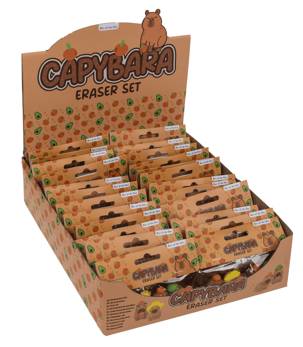 Radiergummi, Capybara, ca. 3,5 x 2 cm,