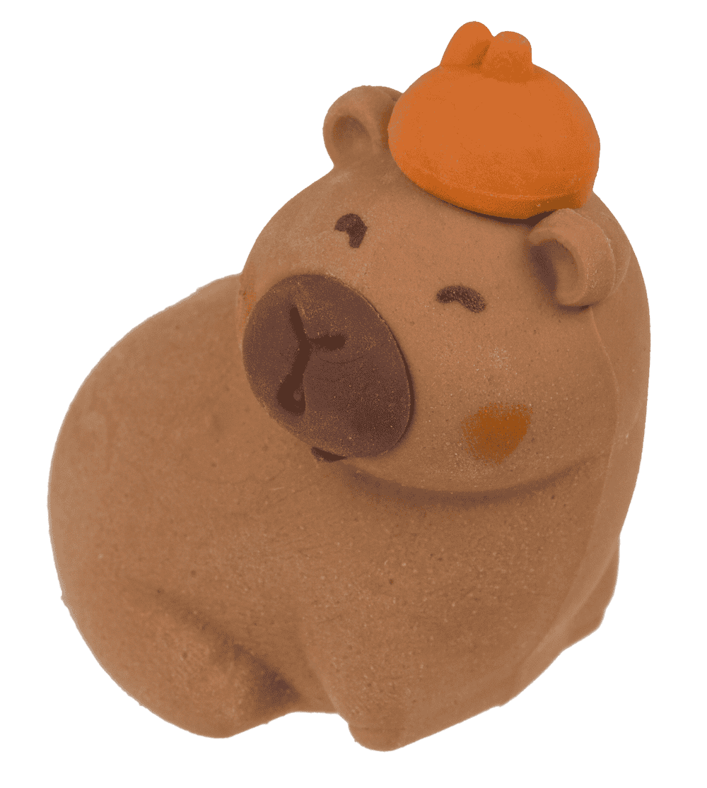 Radiergummi, Capybara, ca. 3,5 x 2 cm,