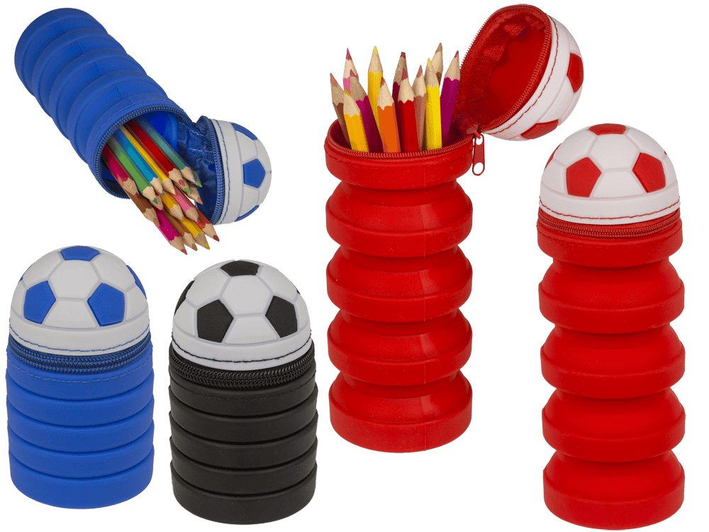 Pop-up pencil case, Football,