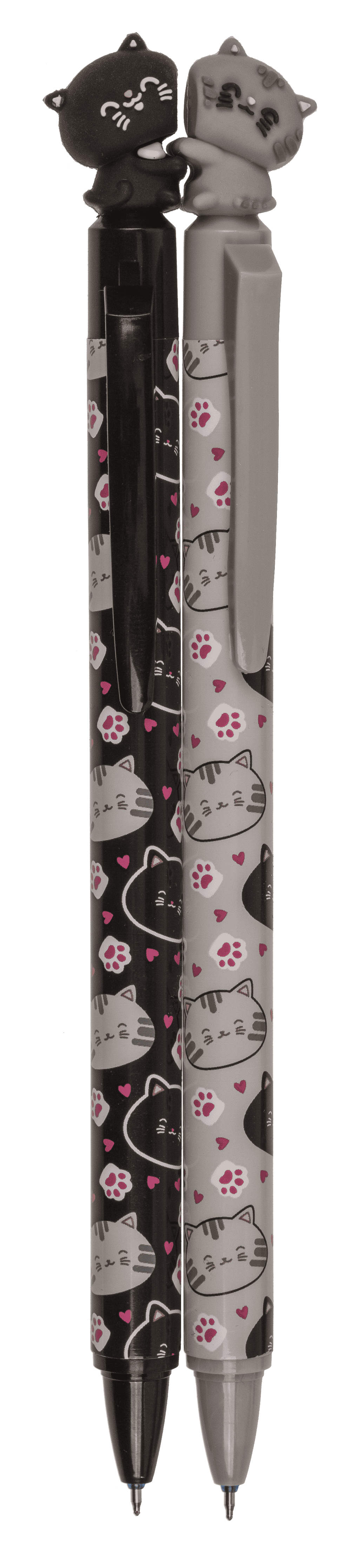 Stiftsets,Katzen und Welpen, löschbare Tinte,