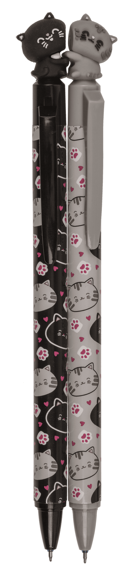 Stiftsets,Katzen und Welpen, löschbare Tinte,