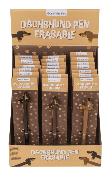 Stift, Dackel, löschbare Tinte,