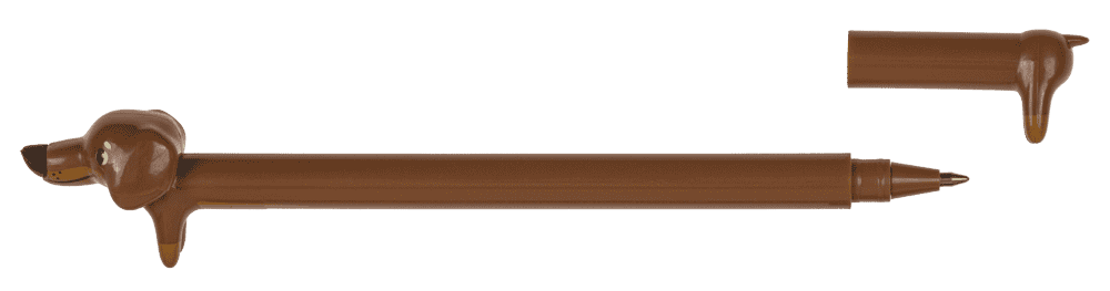 Stift, Dackel, löschbare Tinte,