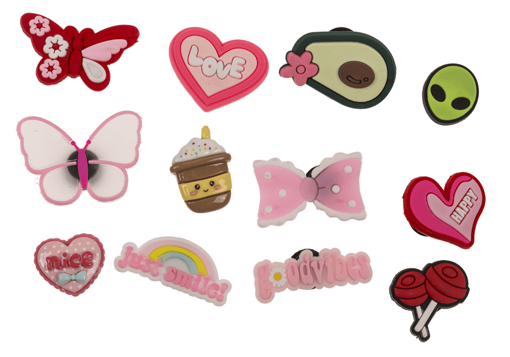 Charm purse, with zipper,