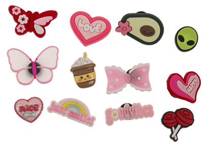 Charm purse, with zipper,