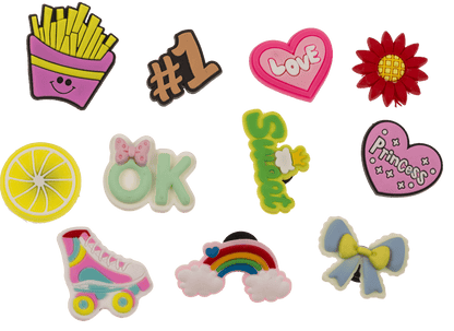 Charm purse, with zipper,