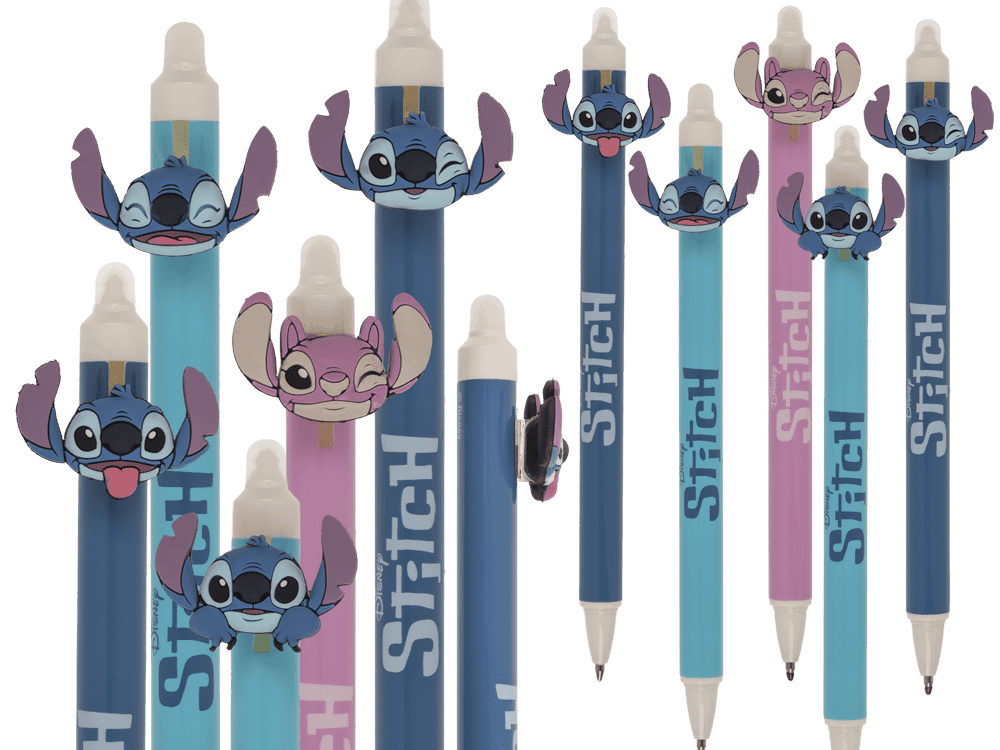 Erasable pencil, stitch,