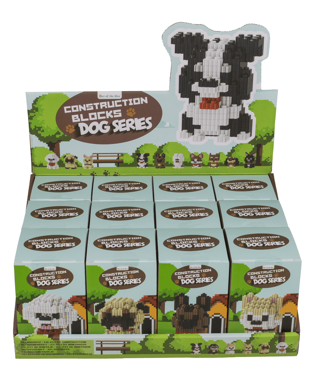 Construction blocks, Puppies,