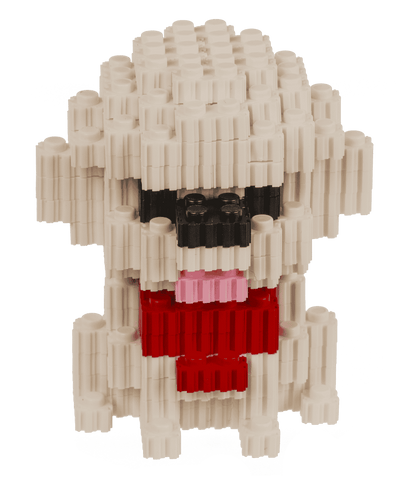 Construction blocks, Puppies,