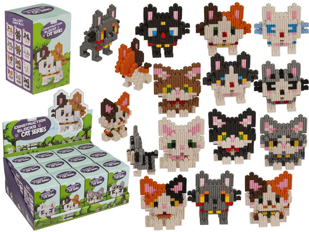 Construction blocks, Kittens,