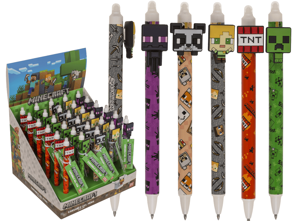 Erasable Pen, Minecraft,