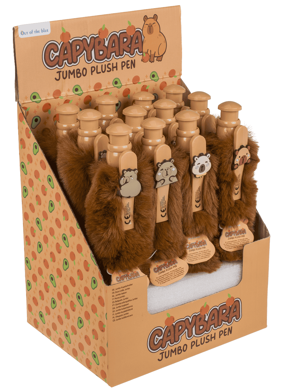 Jumbo Ballpoint pen with plus cover, Capybara,