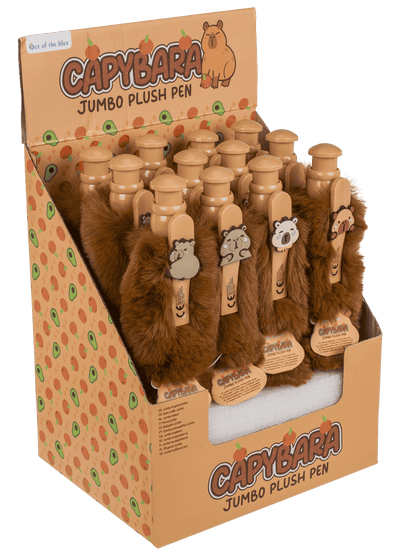 Jumbo Ballpoint pen with plus cover, Capybara,