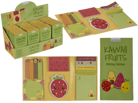 Sticky notes, Kawaii-Fruits,
