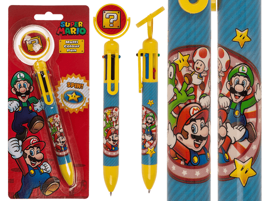 Multicolour pen, Super Mario,