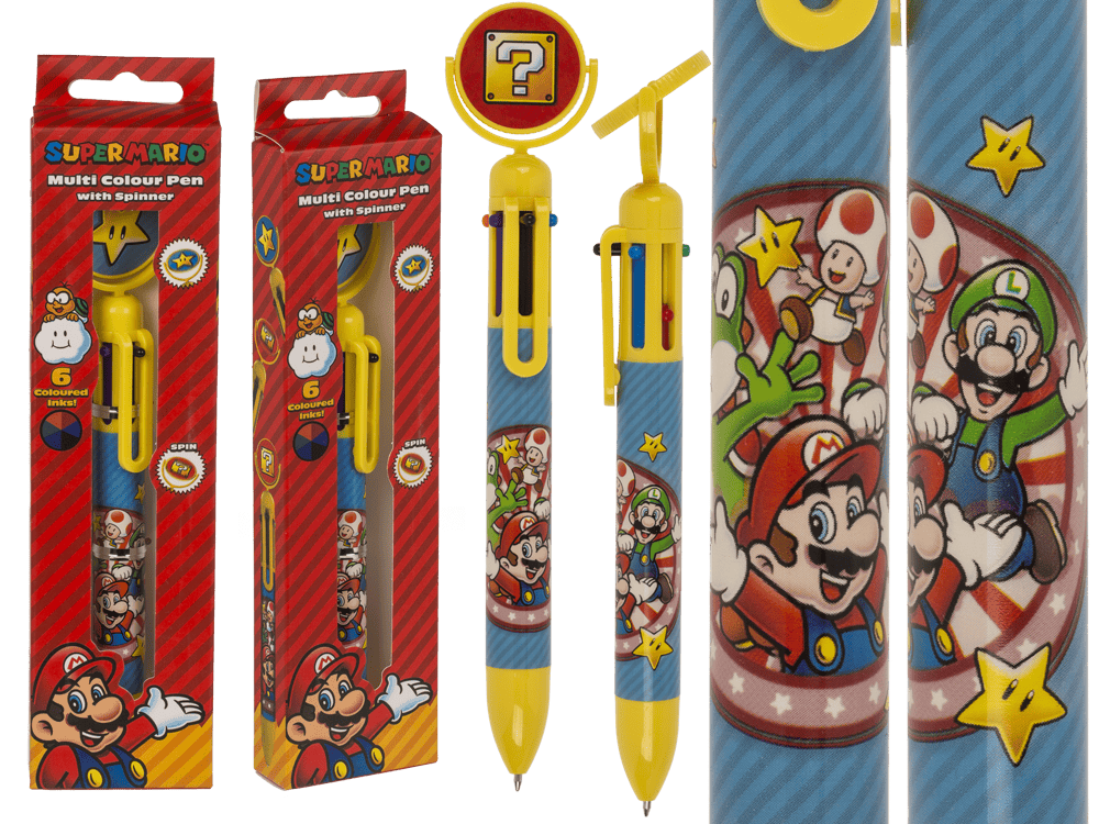 Multicolour pen, Super Mario,
