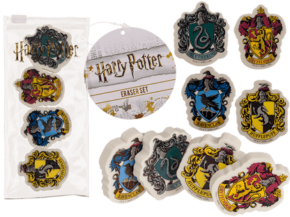 Eraser, Harry Potter, set of 4
