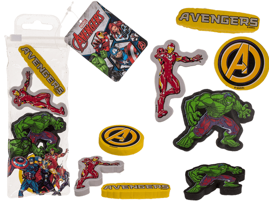 Eraser, Avengers, set of 4