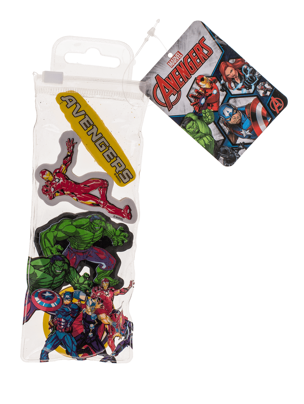 Eraser, Avengers, set of 4