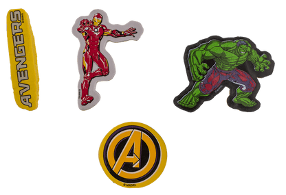 Eraser, Avengers, set of 4