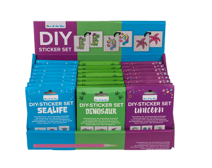 DIY Sticker,set of 12, 3 assorted