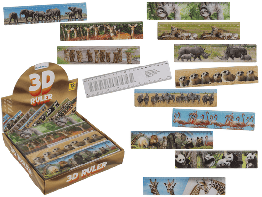 Ruler, Wildlife, 21 x 4,5 cm,