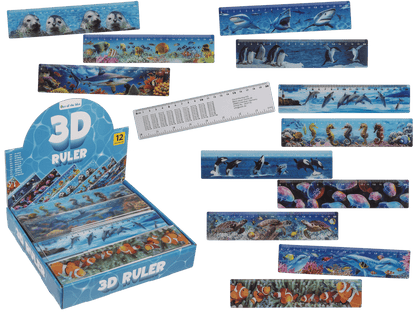 Ruler, Sealife, 21 x 4,5 cm,