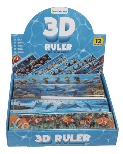 Ruler, Sealife, 21 x 4,5 cm,