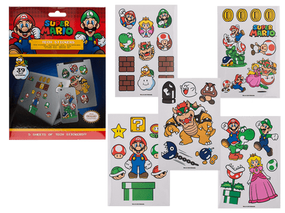 Tech Stickers Set, Super Mario