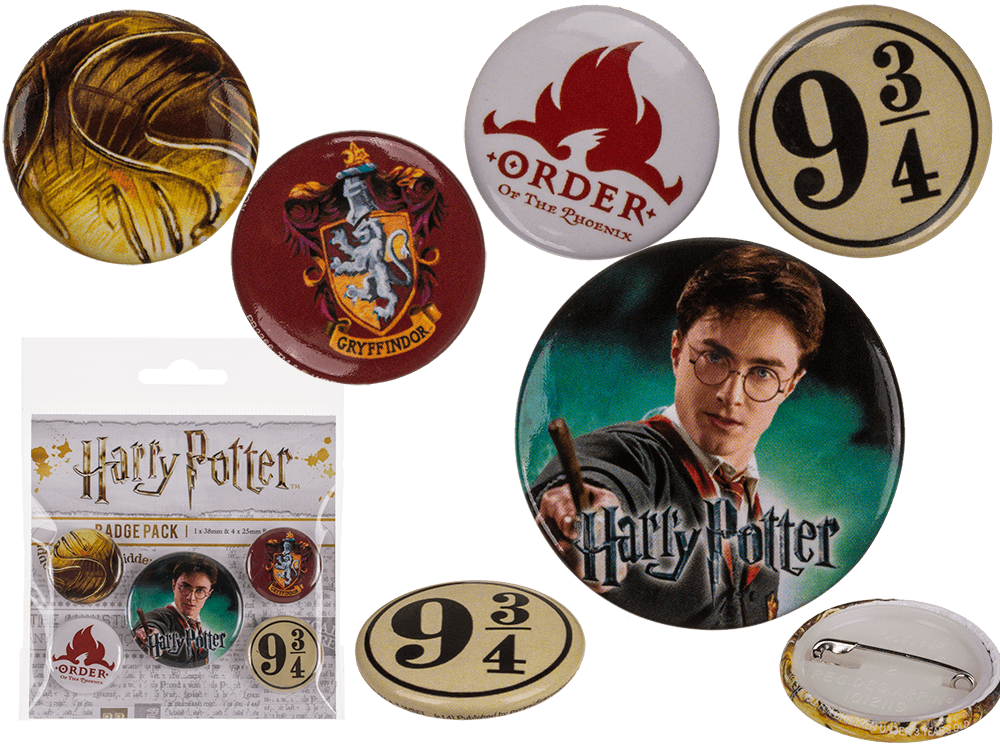 29-2724_000.png Badge, Harry Potter (Gryffindor), - Afbeelding 1
