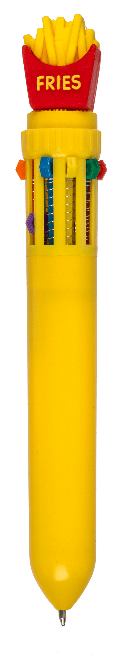 Ball Pen with 10 coloured cartridges, Fast Food,