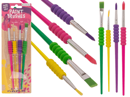 Paint Brushes, Super soft grip,