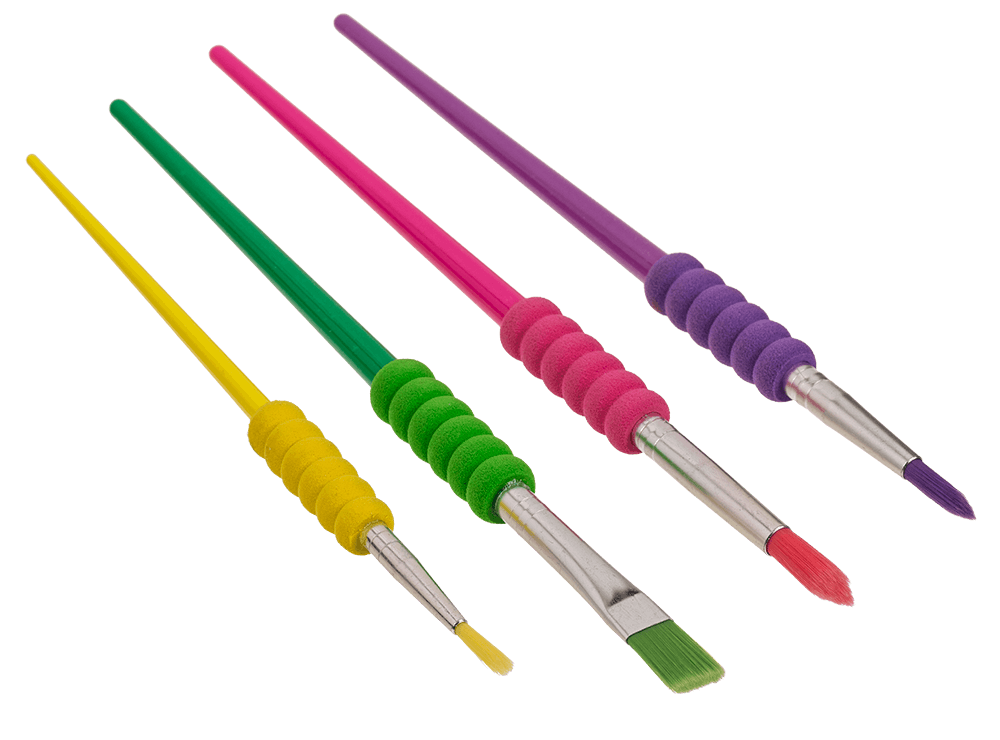 Paint Brushes, Super soft grip,