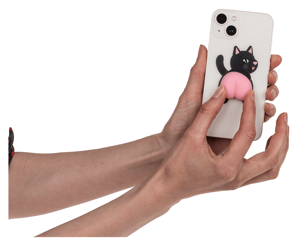 Mobile phone bum sticker, ca. 7,5 cm,