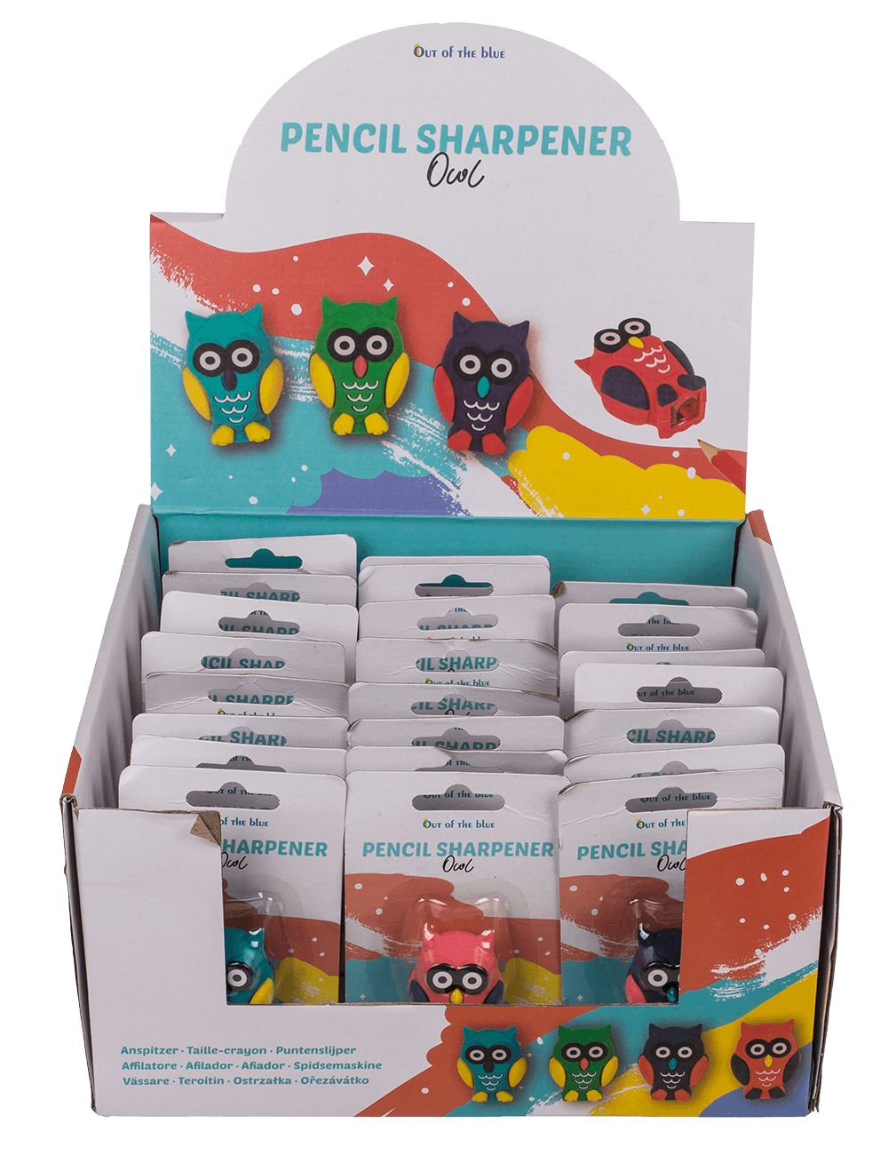 Sharpener, Owl, approx. 3,5 x 2,5 cm,