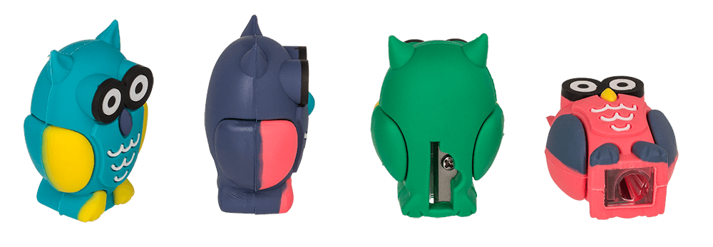 Sharpener, Owl, approx. 3,5 x 2,5 cm,