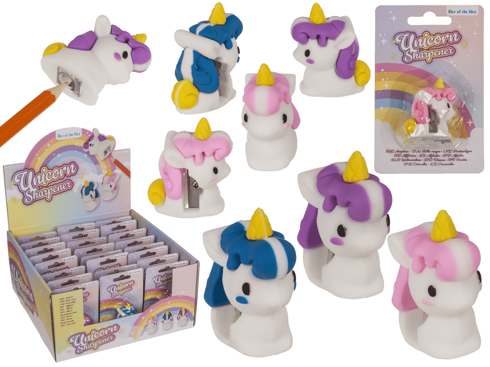 Sharpener, Unicorn, approx. 3,6 x 4,5 cm,