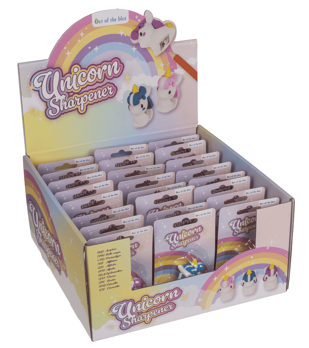 Sharpener, Unicorn, approx. 3,6 x 4,5 cm,