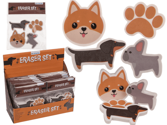 Eraser, Dog, approx. 12,5 x 6,5 cm,