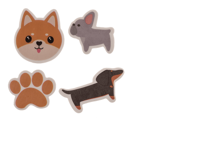 Eraser, Dog, approx. 12,5 x 6,5 cm,