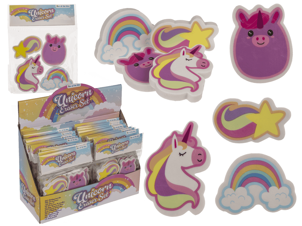 Eraser, Unicorn, approx. 5 cm,