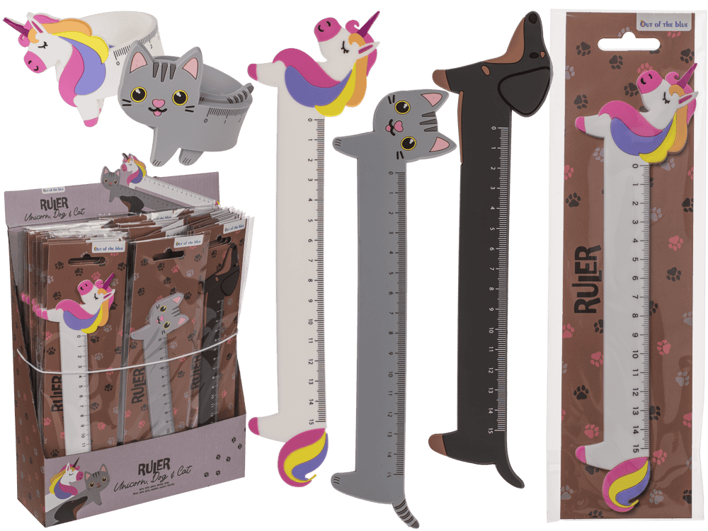 Ruler, approx. 22,9 x 2,3 cm,