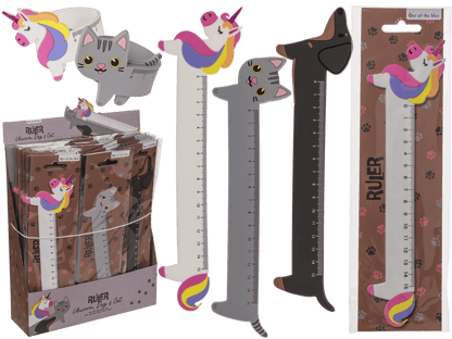 Ruler, approx. 22,9 x 2,3 cm,