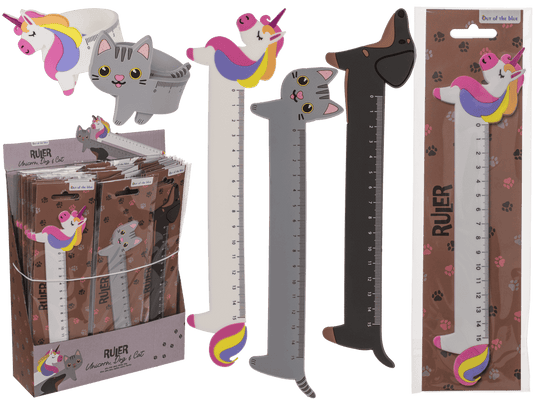 Ruler, approx. 22,9 x 2,3 cm,