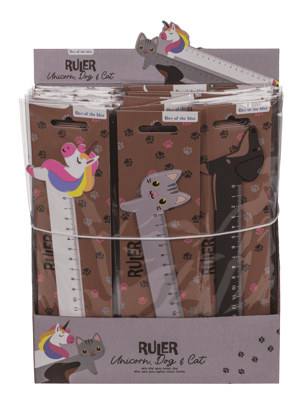 Ruler, approx. 22,9 x 2,3 cm,