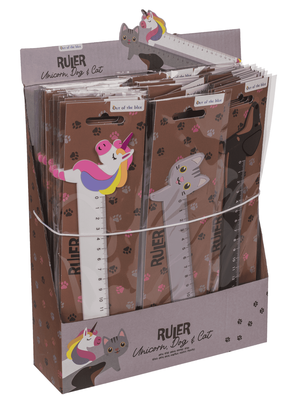 Ruler, approx. 22,9 x 2,3 cm,