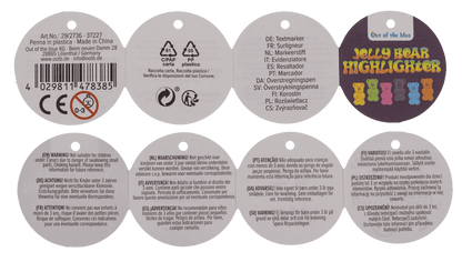 Highlighter, Bear, approx. 11,5 cm,