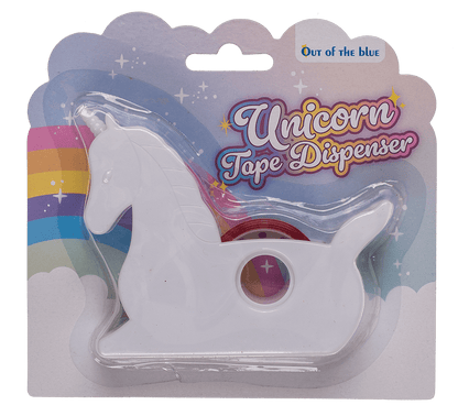 Unicorn Tape Dispenser, with Rainbow tape,