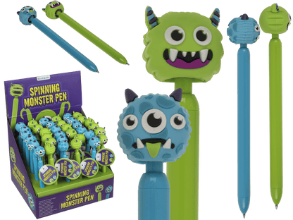 Pen, Monster, with spinning topper,