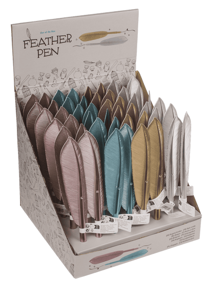 Pen, Feather, approx. 21 cm,